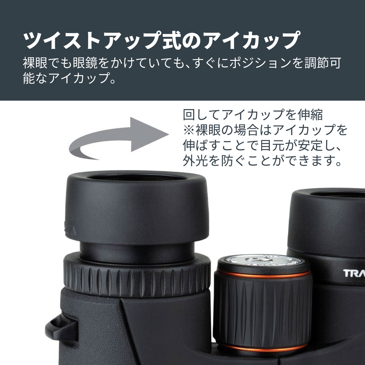 TrailSeeker ED 8x32mm ダハプリズム双眼鏡｜CE-BBTS-71401