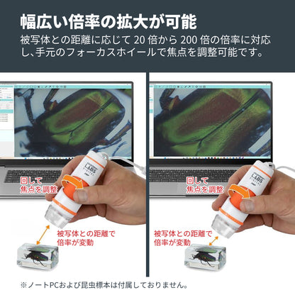 デジタル顕微鏡ハンディ DX 2MP｜CE-MBDHD-44302-C