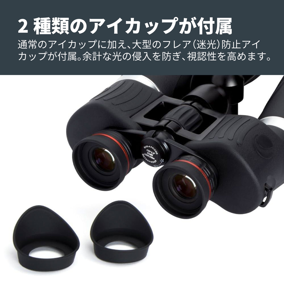SkyMaster Pro 20×80 ポロプリズム双眼鏡｜CE-BBSM-72031